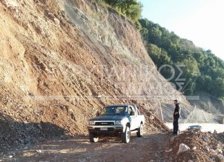 Άνοιξε ο δρόμος για Άγραφα στο σημείο της κατολίσθησης