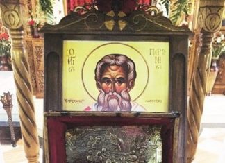 Πλήθος πιστών για τον προστάτη των καρκινοπαθών στον Ι.Ν. Ευρυτάνων Αγίων