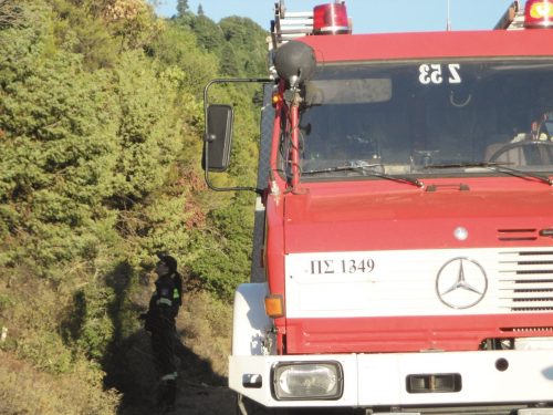 Πυρκαγιά ξέσπασε στην τοποθεσία Κρεβάτια Ραπτοπούλου