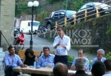 Συμβαίνει τώρα. Στο Ραπτόπουλο για τη λαϊκή συνέλευση Μπακογιάννης- Τασιός – Μπαμπαλής