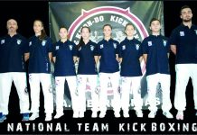 Προπονητές στην Εθνική Kick boxing Νίκος και Σταύρος Ζαρμακούπης.
