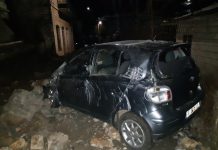 Δύο τραυματίες στο Μεγάλο χωριό από κατολίσθηση δρόμου