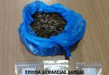 Συνελήφθη ημεδαπός στη Λαμία, κατηγορούμενος για διακίνηση ναρκωτικών
