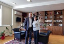 Πραγματοποιήθηκε συνάντηση μεταξύ του αντιπεριφερειάρχη κ.Τασιού και της αντιπεριφερειάρχη κ. Σαλμά