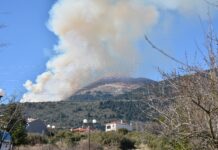 Έκτακτο! Μεγάλη πυρκαγιά πάνω από το Μοντάνα