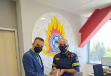 Συνάντηση Δημάρχου Αγράφων με τον αρχηγό του Πυροσβεστικού Σώματος
