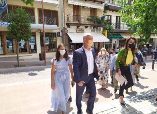 Στο Καρπενήσι η Γιάννα Αγγελοπούλου