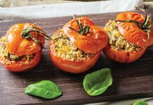 Γεμιστά με Κινόα και Μανιτάρια