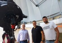 Ο Δήμαρχος Καρπενησίου στο κέντρο αστροπαρατηρησης στην Υπάτη