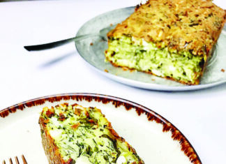 Κέικ με σπανάκι