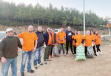 Ο Κυνηγετικός Σύλλογος Λαμίας πραγματοποίησε εθελοντικό καθαρισμό στον περιφερειακό δρόμο