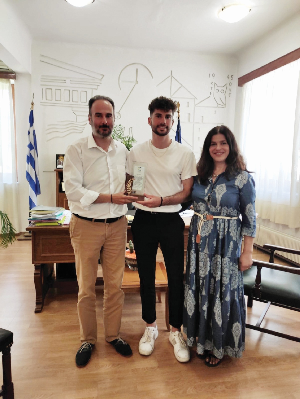 Ο Βαλκανιονίκης Γιώργος Σταμούλης στην Αντιπεριφέρεια Ευρυτανίας