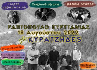 Γιορτή Καλαμποκιού στο Ραπτόπουλο Ευρυτανίας 18/08/2022