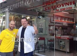 Ο Βασίλης Σπανούλης στον Άγιο Γεώργιο Τυμφρηστού