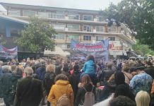 Σέρρες: Μαζική συγκέντρωση αποδοκιμασίας στην υποψηφιότητα Καραμανλή