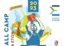 Παρασκευή 7 έως Σάββατο 15 Ιουλίου 2023. Καρπενήσι. BASKETBALLCAMP 2023