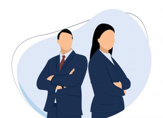 businessmen and business women work team businessman silhouette businessman silhouette flat design businessman silhouette on blue background free vector