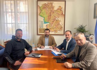 Συνάντηση εργασίας Σπανού με Τασιό, Κακαβά, Καρδαμπίκη kakavas.spanos.tasios.kardampikis