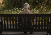 man alone
