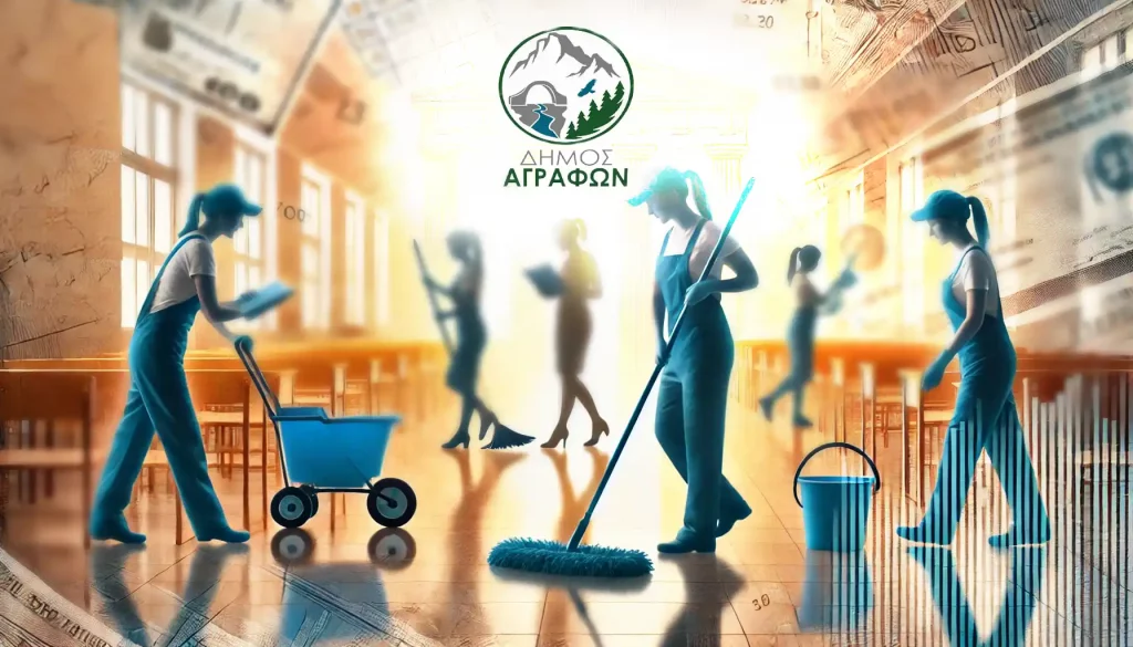 f school cleaning staff in greec