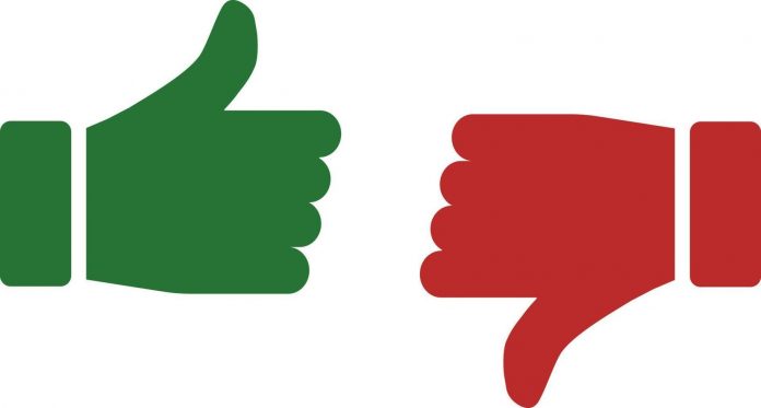 thumb up and thumb down the thumbs up and thumbs down icons are green and red vector 696x373 1 thumb up and thumb down the thumbs up and thumbs down icons are green and red vector 696x373 1
