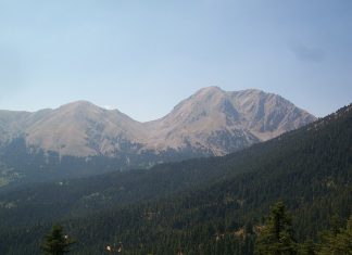 mt. kaliakouda evritania