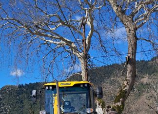 Νέο σύγχρονο φορτωτή για τις ορεινές κοινότητες στα Άγραφα.