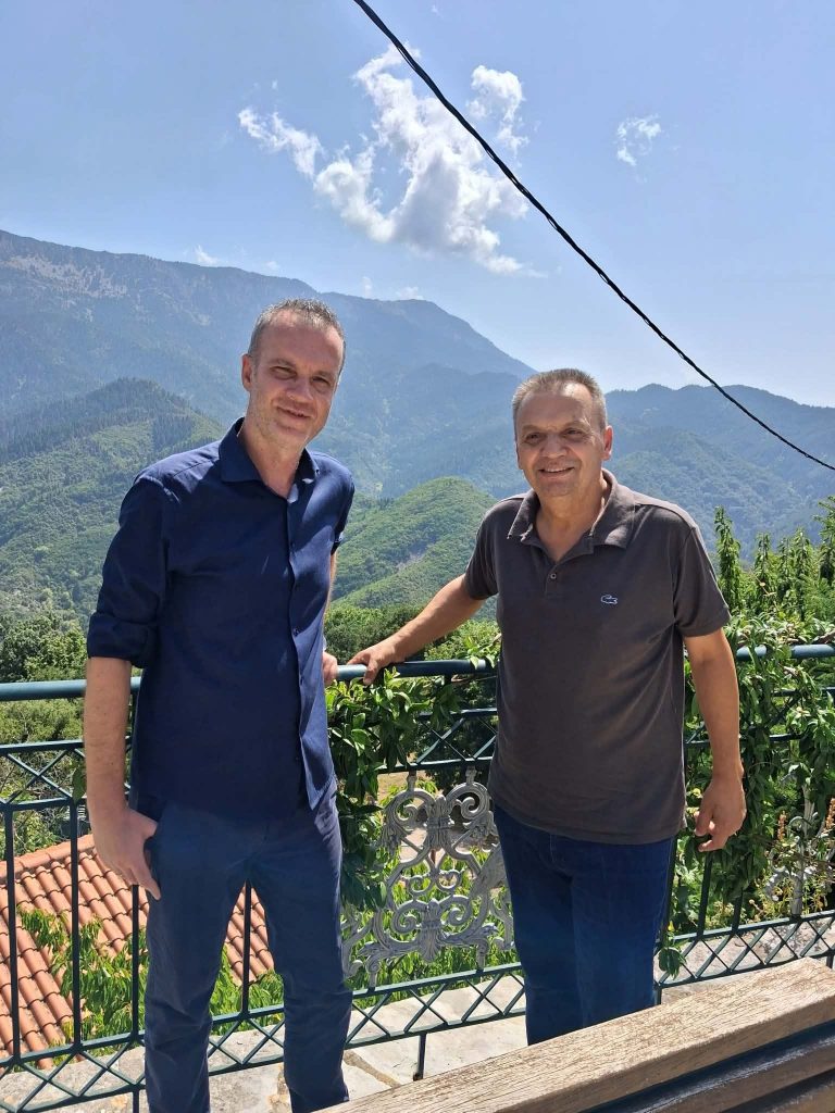 Συνάντηση Καρδαμπίκη με τον διακεκριμένο Παλαιοντολόγο Δρ
