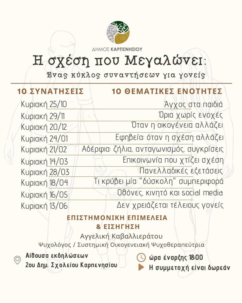 ΘΕΜΑΤΙΚΕΣ ΣΥΝΑΝΤΗΣΕΙΣ